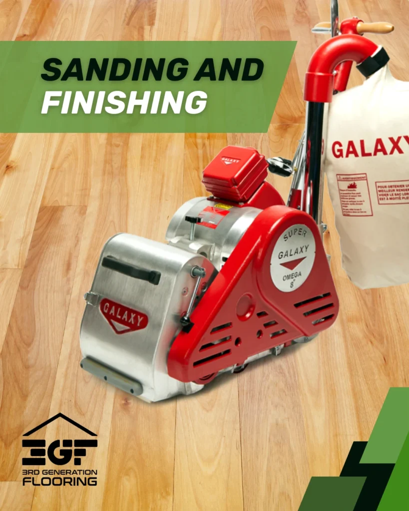 Flooring Contractor Raleigh NC, Sanding and Finishing